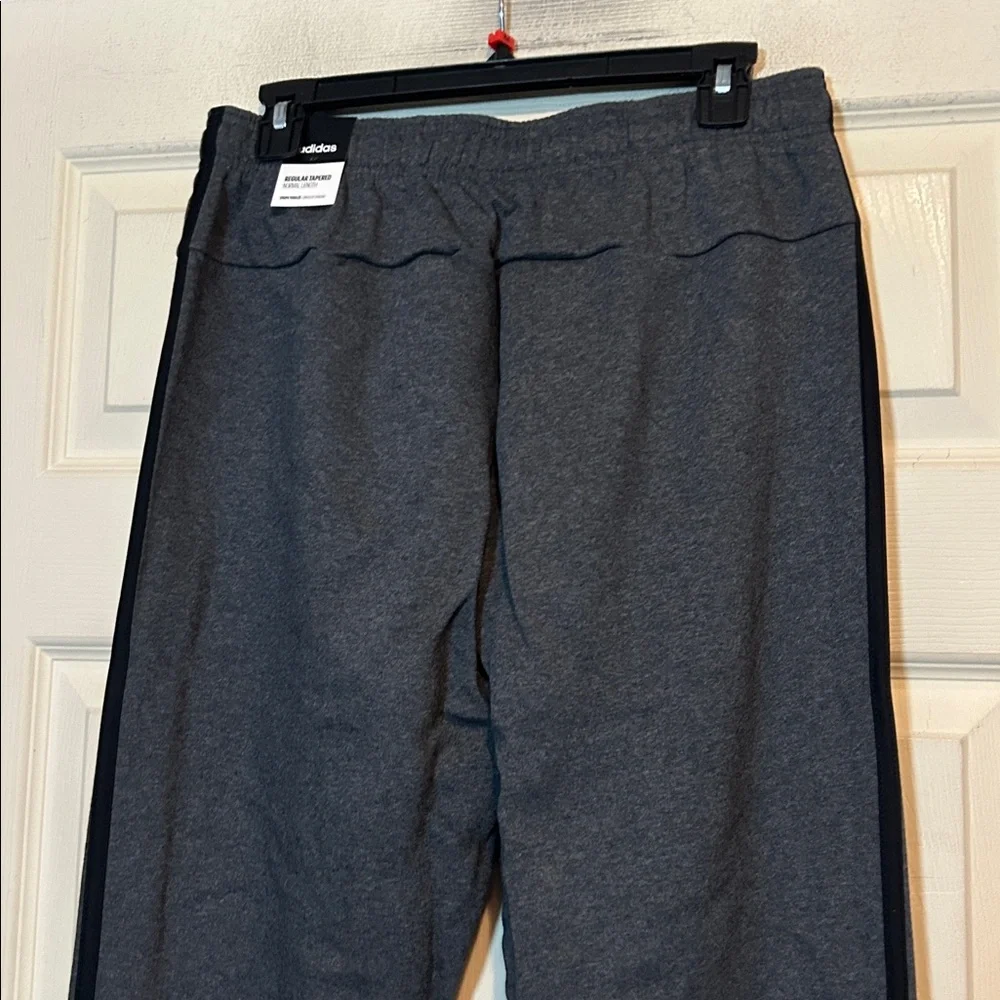Adidas Gray and Black Joggers Size Medium